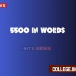 Write 5500 in Words | Spelling of 5500